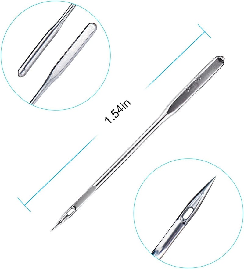 kidoom Sewing Machine Needles, 100 PCS Universal Sewing Machine Needle, Compatible with Singer, Brother, Janome, Varmax, Sizes HAX1 65/9, 75/11, 90/14, 100/16, 110/18 (100 PCS) - Image 3